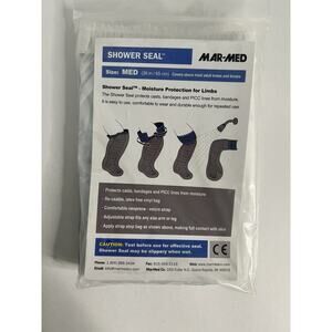 New Mar-Med Shower Seal For Casts Protection For Limbs Adult Knees/Bi-Ceps